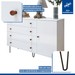 Quarto Infantil Completo Thalia 4 Portas 8 Gavetas Branco - Minastex