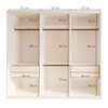 Quarto Infantil Completo Thalia 4 Portas 8 Gavetas Branco - Minastex