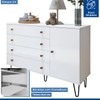 Quarto Infantil Completo Thalia 4 Portas 8 Gavetas Branco - Minastex