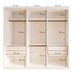 Quarto Infantil Completo Elô 8 Gavetas 3 Portas com Espelho Branco Aurora - Minastex