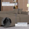 Sofá Cama 2 Lugares Júlia Retrátil e Reclinável Veludo/Marrom - Celflex