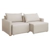 Sofá Cama 2 Lugares Júlia Retrátil e Reclinável Linho/Cru - Celflex