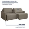 Sofá Cama 3 Lugares Júlia Retrátil e Reclinável Veludo/Bege Escuro - Celflex