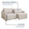 Sofá Cama 3 Lugares Júlia Retrátil e Reclinável Linho/Cru - Celflex