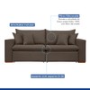 Sofá 2 Lugares Barcelona Retrátil Veludo/Marrom - Celflex Colchoes