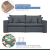 Sofá 2 Lugares Barcelona Retrátil Veludo/Cinza - Celflex Colchoes