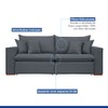 Sofá 2 Lugares Barcelona Retrátil Veludo/Cinza - Celflex Colchoes