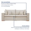 Sofá 2 Lugares Barcelona Retrátil Linho/Cru - Celflex Colchoes