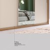 Guarda-Roupa Casal Dalila 3 Portas 4 Gavetas 100% Mdf com Espelho Flex Cinamon/Off-White - Demóbile