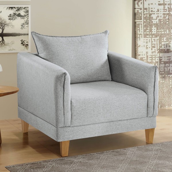 Poltrona Melina Linho/Gelo - Cellflex