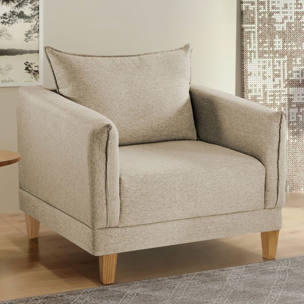 Poltrona Melina Linho/Cru - Cellflex