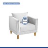 Poltrona Melina Boucle Gelo - Cellflex