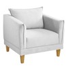 Poltrona Melina Boucle Gelo - Cellflex