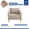 Poltrona Melina Bege Claro - Cellflex