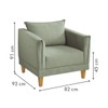 Poltrona Melina Boucle Verde - Cellflex