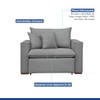 Poltrona Barcelona Retrátil Linho/Cinza - Celflex