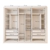 Guarda-Roupa Infantil Lili 3 Portas 6 Gavetas Branco - Minastex