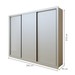 Guarda-Roupa Infantil Lili 3 Portas 6 Gavetas Branco - Minastex