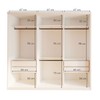 Guarda-Roupa Infantil Thalia 3 Portas 4 Gavetas Branco - Minastex