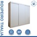 Guarda-Roupa Infantil Thalia 3 Portas 4 Gavetas Branco - Minastex