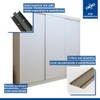 Guarda-Roupa Infantil Thalia 3 Portas 4 Gavetas Branco - Minastex