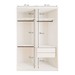 Guarda-Roupa Infantil Elara 2 Portas 2 Gavetas Branco - Minastex