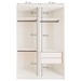 Guarda-Roupa Infantil Arabella 2 Portas 2 Gavetas com Espelho Branco - Minastex