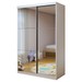 Guarda-Roupa Infantil Lumi 2 Portas 2 Gavetas com Espelho Branco - Minastex