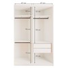 Guarda-Roupa Infantil Lumi 2 Portas 2 Gavetas com Espelho Branco - Minastex