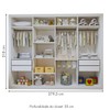 Closet Infantil Dani 4 Gavetas 8 Prateleiras Branco - Minastex