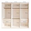 Closet Infantil Isadora 4 Gavetas 4 Prateleiras Branco - Minastex