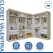 Closet Modulado Infantil Valentina 6 Gavetas 7 Prateleiras Branco - Minastex