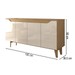 Rack para TV Até 75 Polegadas 4 Portas Royal Nature/Off White - Panorama Móveis