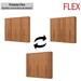Guarda-Roupa Casal Palm 6 Portas 4 Gavetas Flex Nature - Panorama Móveis