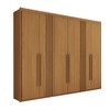 Guarda-Roupa Casal Palm 6 Portas 4 Gavetas Flex Nature - Panorama Móveis