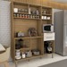 Cozinha Compacta Montano 6 Portas 2 Gavetas Freijó/Soft - Panorama Móveis