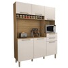 Cozinha Compacta Montano 6 Portas 2 Gavetas Freijó/Soft - Panorama Móveis