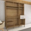 Cozinha Compacta Montano 6 Portas 2 Gavetas Freijó/Soft - Panorama Móveis