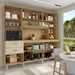 Cozinha Compacta Suspiro 10 Portas 2 Gavetas Freijó/Vanilla - Panorama Móveis