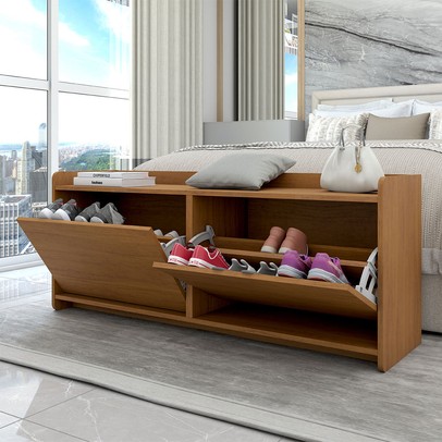 Sapateira Shoes 2 Portas Cedro - Panorama Móveis