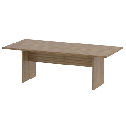 Mesa de Reunião para Escritório 220 Cm Me4190 Amêndoa - Tecno Mobili