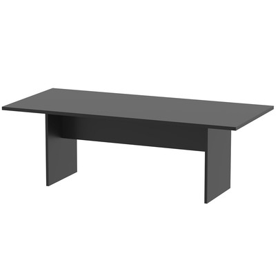 Mesa de Reunião para Escritório 220 Cm Me4190 Preto - Tecno Mobili