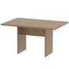 Mesa de Reunião para Escritório 136 Cm Me4191 Amêndoa - Tecno Mobili