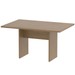 Mesa de Reunião para Escritório 136 Cm Me4191 Amêndoa - Tecno Mobili