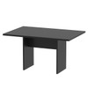 Mesa de Reunião para Escritório 136 Cm Me4191 Preto - Tecno Mobili