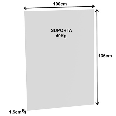 Painel para TV Até 37 Polegadas Pa2916 Branco - Tecno Mobili