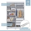 Quarto de Bebê Completo Manu 5 Portas 7 Gavetas 100% Mdf Branco - Tigus