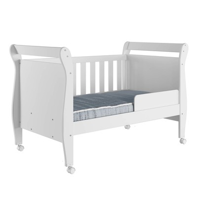 Quarto de Bebê Completo Manu 5 Portas 7 Gavetas 100% Mdf Branco - Tigus