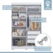 Quarto de Bebê Completo Manu 5 Portas 7 Gavetas 100% Mdf Branco - Tigus