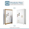 Quarto de Bebê Completo Gêmeos 5 Portas 6 Gavetas 100% Mdf Branco - Tigus